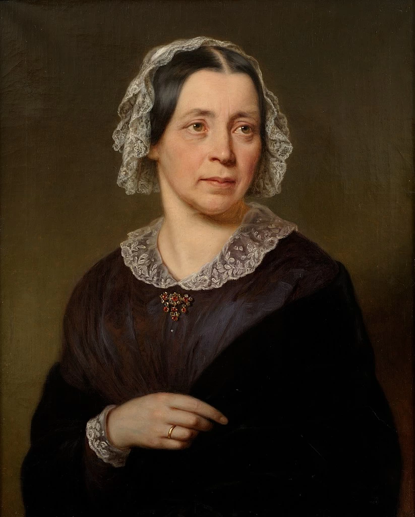 Julie Wilhelmine Hagen - Schwarz, Ritratto della signora von Paumgarten, Tartu Art Museum's painting collection